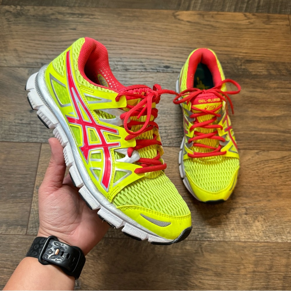 ASICS Women’s Gel-Blur 33 Neon Yellow Sneakers Athletic Running Shoes Size 7.5
